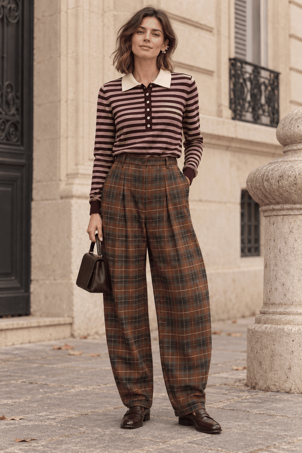 Heritage Plaid Balloon Trousers